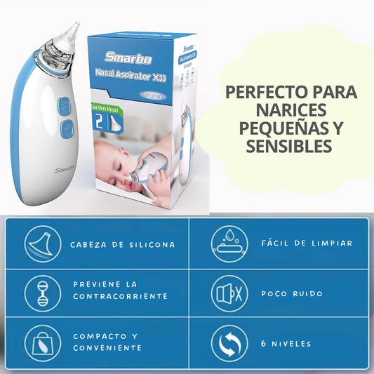 Aspirador nasal eléctrico para Bebés y Niños