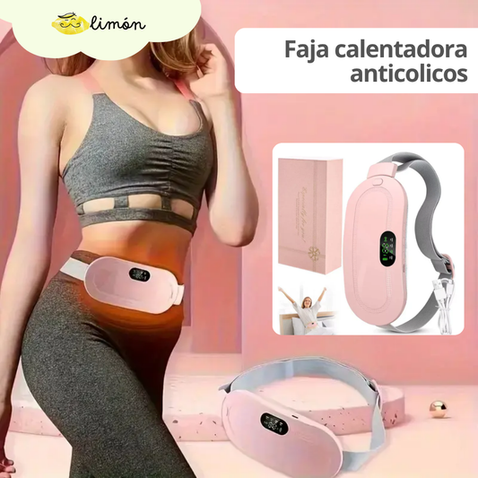 Faja Calentadora Anticolicos - Almohadilla calefactora eléctrica para mujeres