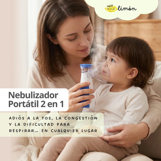 Nebulizador Portátil 2 en 1 Mesh